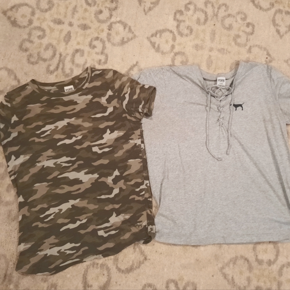 Vs pink tshirt bundle medium